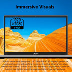 acer Aspire Go 15 AI Ready Laptop | 15.6" FHD IPS Display | AMD Ryzen 3 7320U | AMD Radeon 610M Graphics | 8GB LPDDR5 | 128GB PCIe SSD | Wi-Fi 6 | Windows 11 Home in S Mode | AG15-21P-R5YG