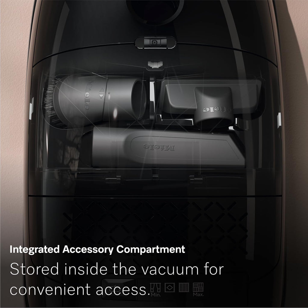 NEW Miele Guard M1 Parquet XL Bagged Canister Vacuum Cleaner with High Suction Power, Designed for Special Care of Hard Floors and Low-Pile Carpet, in Brilliant White