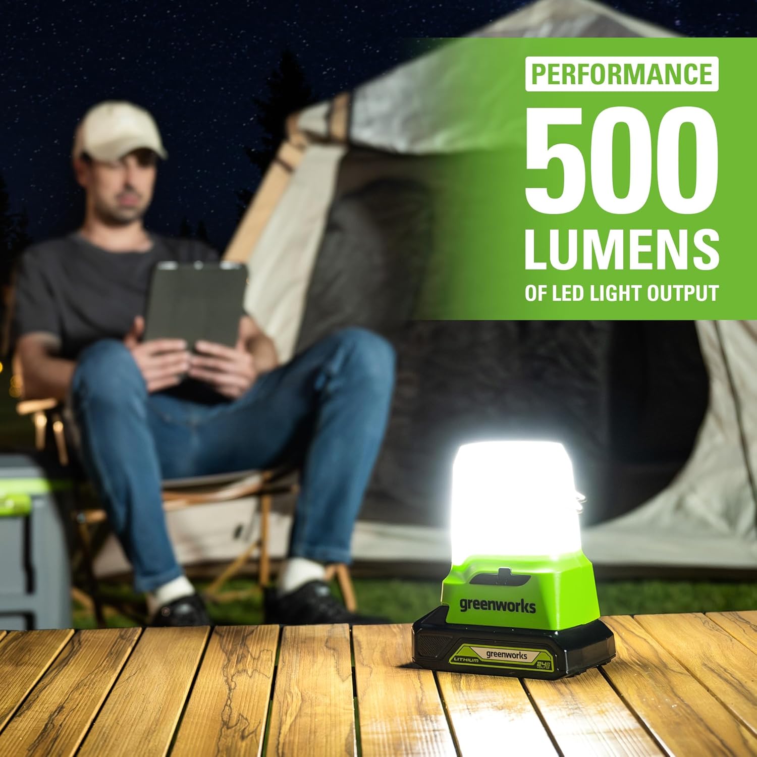 Greenworks 48V (2x24V) 21" Brushless Self-Propelled Mower 500 Lumen Lantern Fan Mini Bluetooth Speaker Inflator Combo Kit (2) 5Ah &(2) 2Ah Battery &2 Charger