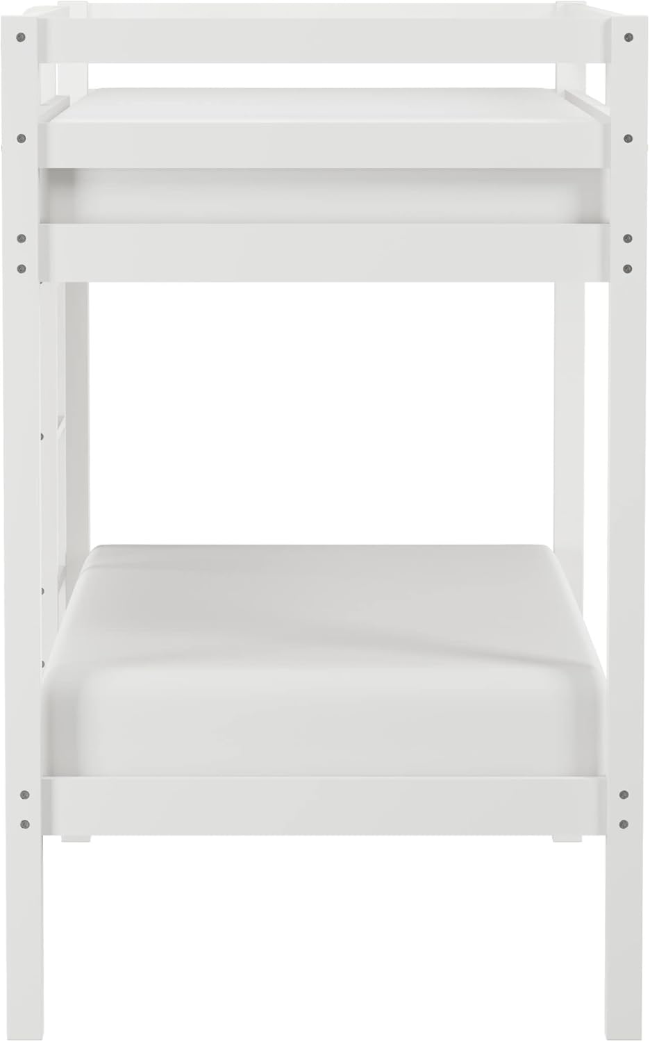Hillsdale Kids and Teens Caspian Twin Bunk Bed, Twin/Twin, White