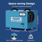 ALORAIR Wi-Fi Crawlspace Dehumidifier, 113 Pint with Drain Hose for Crawl Space, Basement, Commercial and Water Damage Restoration, Compact and Portable, Auto-Defrost