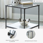 Signature Design by Ashley Ryandale Contemporary Accent Table, Antique Black