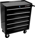 5 Drawers Tool Cart on Wheels, Rolling Tool Chest Tool Storage, Drawers Rolling Tool Trolley Organizer Tool Case for Garage, Warehouse, Workshop, Repair Shop (5 Drawers-Black)