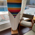 COR Surf Bamboo Surfboard Stand | Premium Standing Rack to Display Your Board