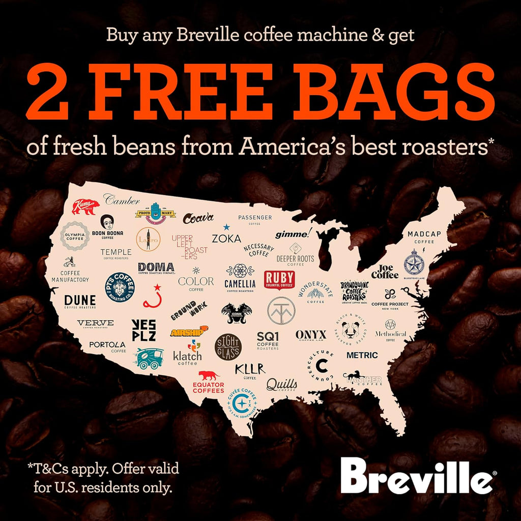 Breville Bambino Plus Espresso Machine BES500BSS, Brushed Stainless Steel