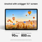 SAMSUNG Galaxy Tab S10 FE+ 13.1” 128GB WiFi Android Tablet  Large Display  Long Battery Life  Exynos 1580 Processor  IP68  Water-Resistant  90 Hz Refresh  S Pen for Note-Taking  US Version  Gray