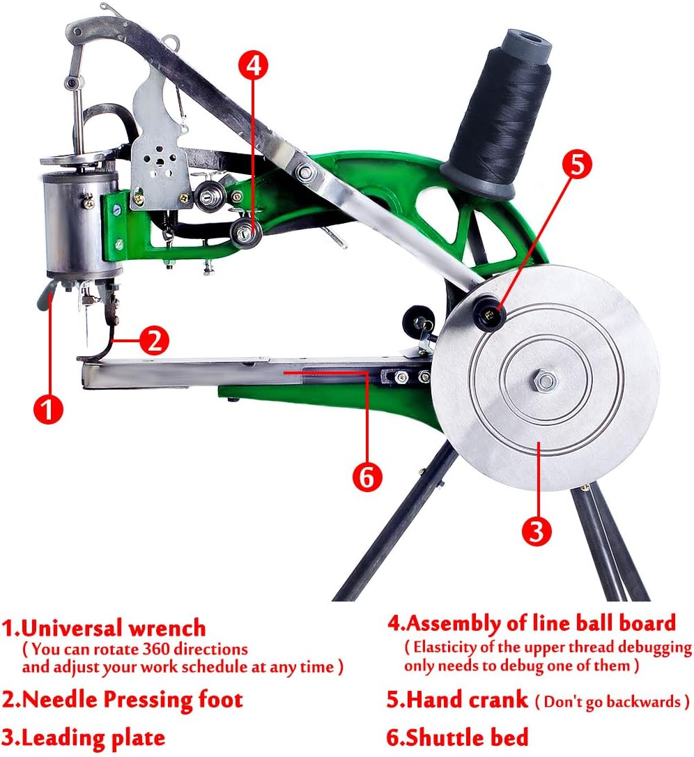 Manual Leather Sewing Machine Hand Shoe Cobbler Stitching Repair Mending Machine Patcher Dual Cotton Nylon Line Sewing Machine