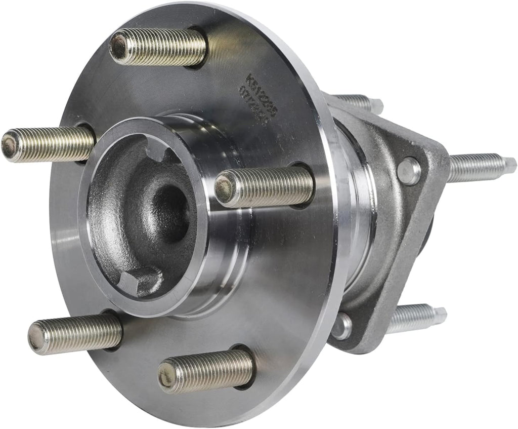 Detroit Axle - 4pc Front & Rear Wheel Bearing Hubs Assembly for Chevrolet Malibu 2004-2012 Cobalt 2009-2010 HHR 2008-2010, Pontiac G6 2005-2010, Saturn Aura 2007-2009, 5-Lug w/ABS