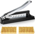 Heavy Duty Ferrule Crimping Tool, Standard Air Hose Repair kit with 5 Dies & 100 Ferrules Fittings