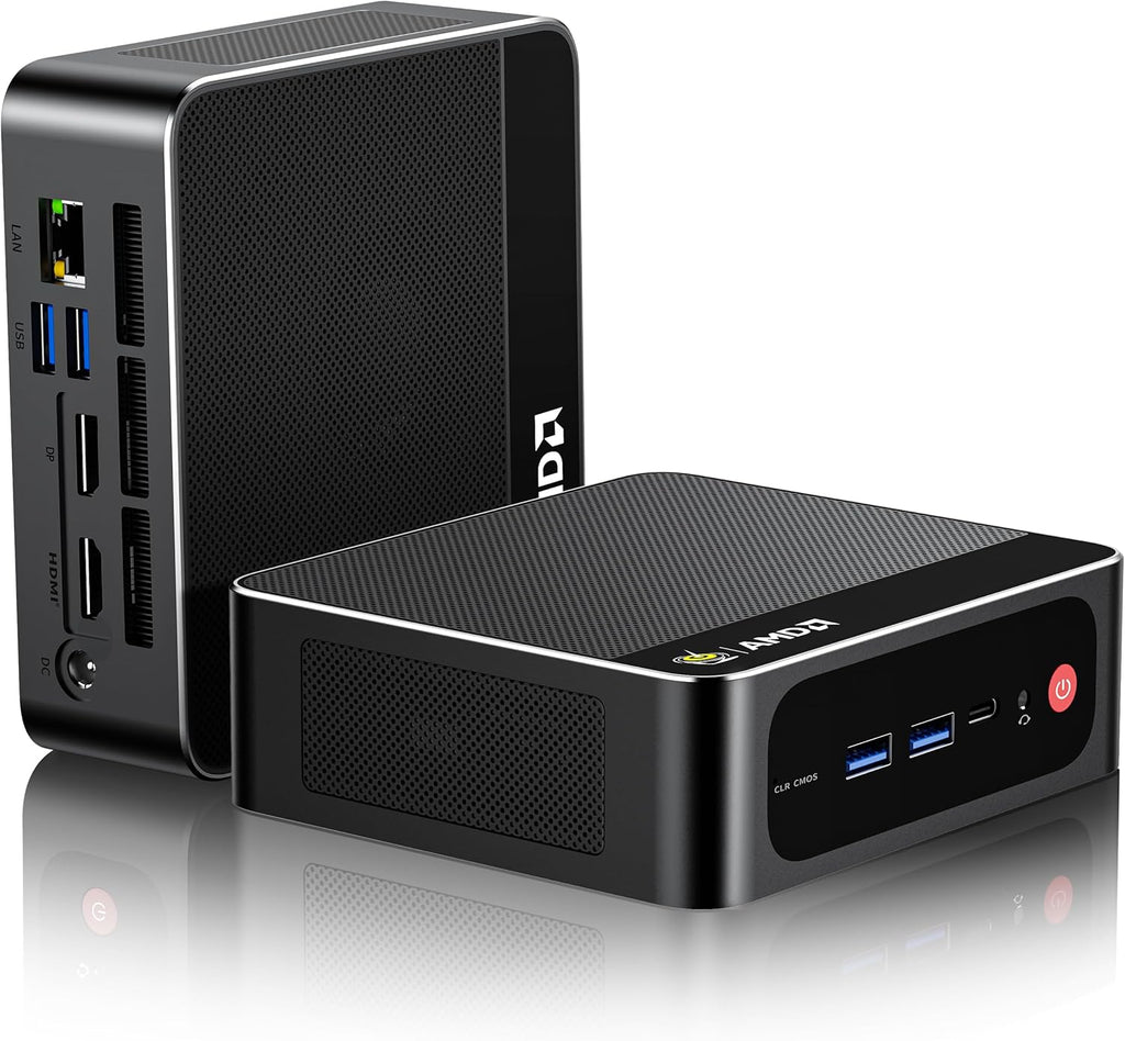 Beelink Mini PC AMD Ryzen 7 6800U Up to 4.7GHz 8C/16T  24GB LPDDR5 RAM 500GB M.2 SSD  SER5 MAX Mini Computer Support 2.5GLAN/4K Triple Screen Display(HDMI+DP+Type-C)/WiFi6/BT5.4/Home/Office