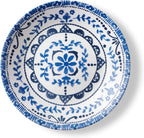 Corelle Vitrelle 18-Piece Service for 6 Dinnerware Set, Triple Layer Glass and Chip Resistant, Lightweight Round Plates and Bowls Set, Portofino