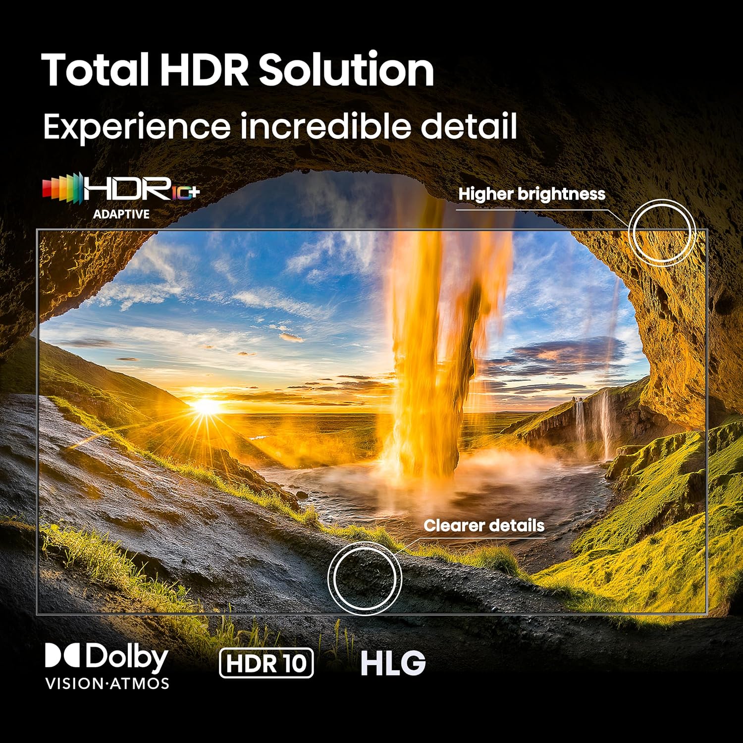 Hisense 65" E6 Cinema Series Hi-QLED 4K UHD Smart Fire TV (65E6QF  2025 Model) -AI Light Sensor  Dolby Vision · Atmos  Voice Remote with Alexa  Motion Rate 120  HDR 10+ Adaptive  Game Mode Plus