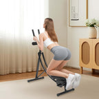 Ab Machine for Home Gym, Ab Workout Equipment for Women, Foldable, Knee Protection, Abdominal Trainer for Stomach Workout