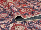 Keen Home Design 8x10 Rug - Machine Washable Area Rug with Non-Slip Backing, Ideal for Living Room, Dining Room, Bedroom - Vintage, Easy Clean, Durable, Low Pile Rug - (8' x 10')