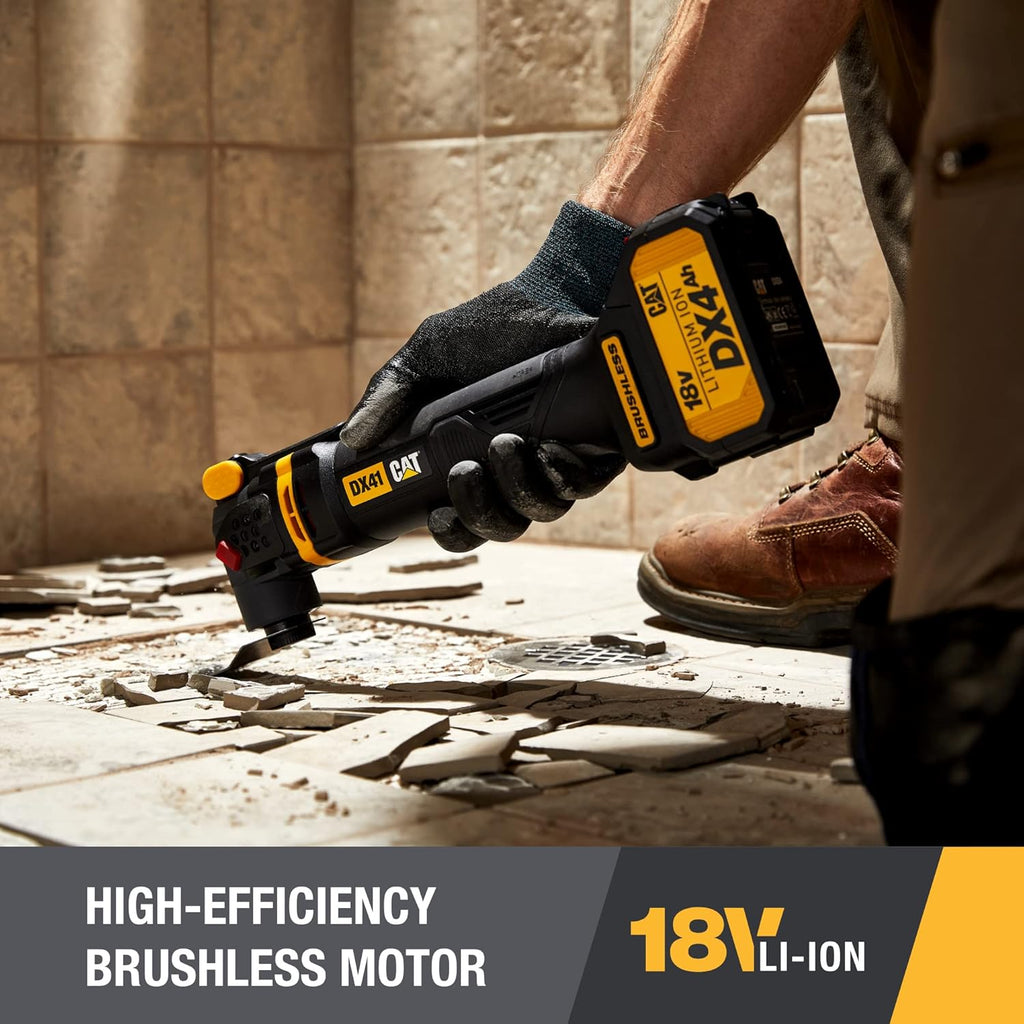 Caterpillar Cat® 18V 1 FOR ALL Cordless Oscillating Multi-Tool with Brushless Motor (Tool Only) - DX1B