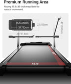3-in-1 Foldable Treadmill with 300 LBS Capacity, 15% Walking Pad Treadmills for Home and Office, 2.5 HP Under Desk Treadmill with Quiet Brushless