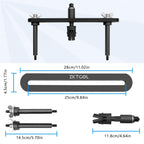 ZKTOOL New Upgraded Version Fuel Injector Puller Removal Tool Compatible with Land Rover Jaguar 3.0L 5.0L Gasoline Engine, Easily Remove Fuel Injectors Without Damage, Replaceable 310-197