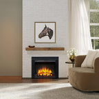 LegendFlame Jaden 28" W x 22" H (EF321) Electric Fireplace Insert with Front Trim Kit, Fire Crackling Sound, 750W/1500W Heater, Remote Control