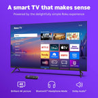 Roku Smart TV – 50-Inch Select Series  4K HDR TV – RokuTV with Enhanced Voice Remote – Flat Screen LED Television with Wi-Fi for Streaming Live Local News  Sports  Family Entertainment