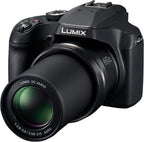 Panasonic LUMIX FZ80D Point and Shoot Digital Camera 4K Photo/Video Recording with Power Optical Image Stabilizer  Vlogging Camera with 60X Optical Zoom & 20-1200mm Wide-Angle Lens - DC-FZ80D