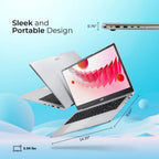acer Aspire 3 Premium Slim Laptop Computer with Backlit Keyboard - AMD Ryzen 5 7430U CPU - 8GB RAM - 256GB SSD - 15.6" FHD Display - Fast Wi-Fi 6 - Windows 11 Pro - w/o Mouse