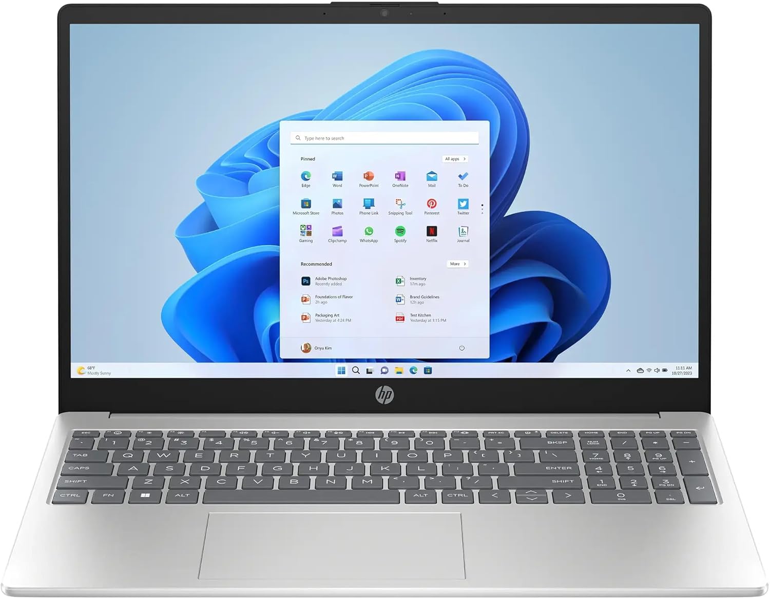 HP 15.6" Business Laptop  Free Microsoft Office 2024 Lifetime License  Copilot AI Chat  HD Touchscreen Display  Intel 6-Core i3-1215U 4.4 GHz  16GB RAM  1TB SSD  Long Battery Life  Windows 11 Pro