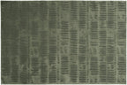 Revival Rugs Shell 5'3"x7'10" Washable Area Rug for Living Room Bedroom - 100% Recycled Oeko-TEX Certified, Medium Pile, Green
