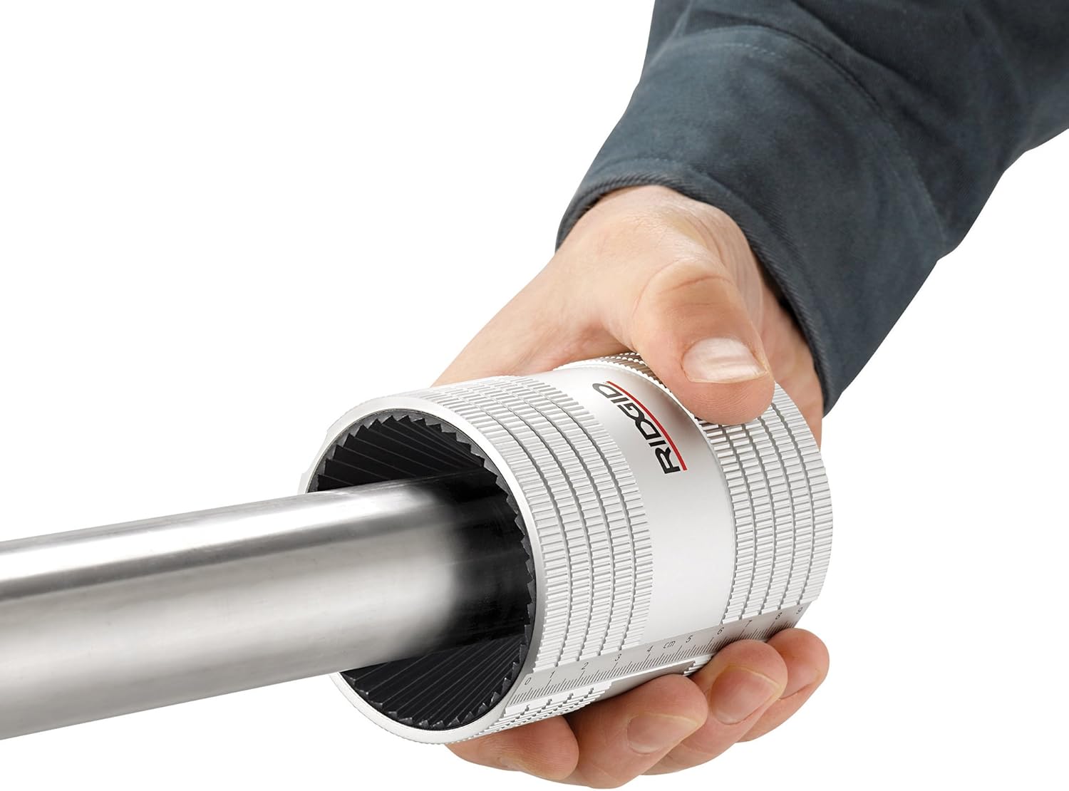 Ridgid 29993 227S Stainless Steel Pipe Reamer Tool, 1/2-inch to 2-inch Inner/Outer Reamer, Chrome, Small