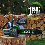 EGO POWER+ Chain Saw  16” Battery Powered Chainsaw  Electric Cordless  Includes 56V 4.0Ah Battery and Charger – CS1613