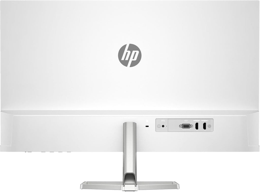 HP 27" FHD IPS (1920x1080) Monitor Bundle with Docztorm Dock  100Hz Refresh Rate  2X HDMI 1.4  1x VGA  Flicker-Free  Anti-Glare  Ideal for Home & Business  White/Silver (2026 Latest Model) (2 Pack)