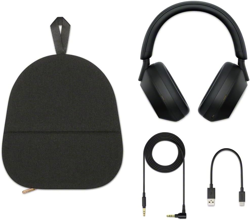 Sony WH-1000XM5 Premium Noise Canceling Headphones (Smoky Pink) with Free WF-C700N Truly Wireless Noise Canceling Earbuds (Black)