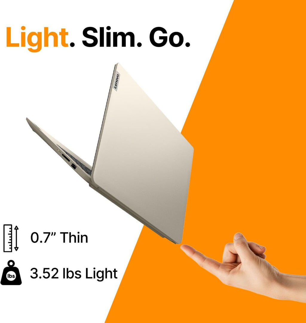 Lenovo IdeaPad 15.6" Business Laptop • Microsoft Office 365 • 1.1TB Storage • DDR4 • Intel Dual core • 1TB Cloud and 128GB SSD • WiFi 6 • Copilot AI • HDMI • Windows 11 no Mouse • Essential Laptop