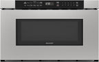 Sharp SMD2420MS 24-Inch Built-In Microwave Drawer Oven, 1.2 Cu. Ft, Stainless Steel, Touch Control Panel, Sensor Cook Technology, Under-Counter Installation