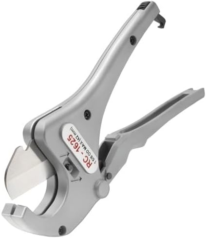 RIDGID 30088 RC-2375 Aluminum 2" Ratchet Action Pipe and Tubing Cutter for Plastic and Multilayer Tubing, 1/8" to 2-3/8" O.D. Capacity, Small
