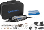 Dremel 4300-5/40 High Performance Rotary Tool Kit with LED Light- 5 Attachments & 40 Accessories - Ideal for Grinding, Cutting, Wood Carving, Sanding, and Engraving