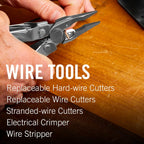 LEATHERMAN, Super Tool 300 Multitool with Premium Replaceable Wire Cutters and Saw, Stainless Steel