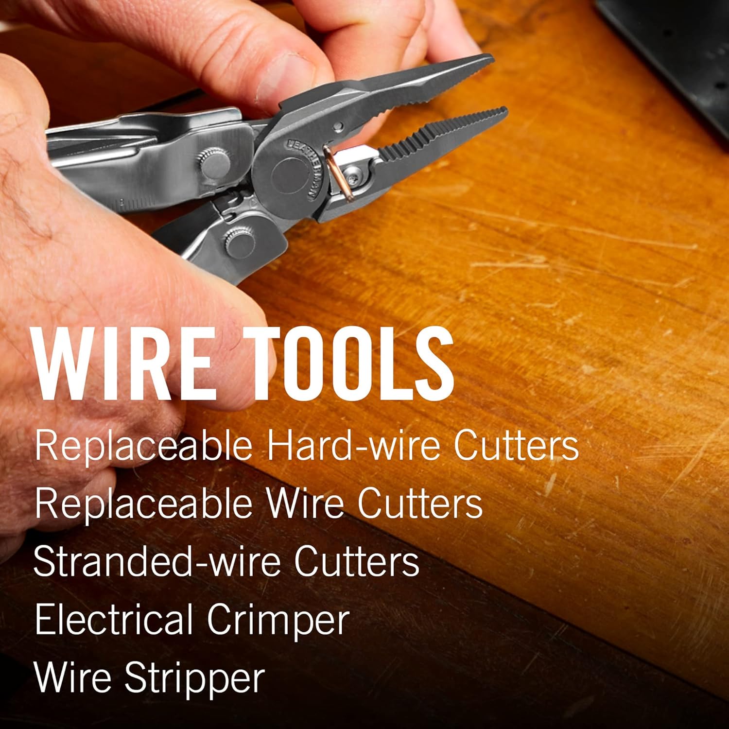 LEATHERMAN, Super Tool 300 Multitool with Premium Replaceable Wire Cutters and Saw, Stainless Steel