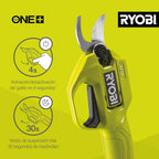 Ryobi RY18SCA-0 18V ONE+ Cordless Secateurs (Bare Tool), Black