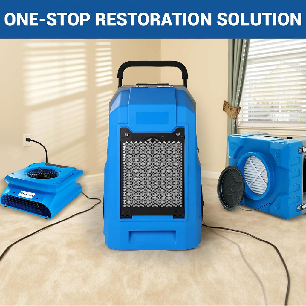 MOUNTO Water Damage Restoration Combo Package Deals (20xAir Mover, 4x Air Scrubber, 4x LGR Dehumidifiers)