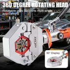 HZLZRZ Hydraulic AC Hose Crimper Kit - Manual A/C Hose Crimping Tool for BH Air Conditioner Hose & Beadlock Fittings, Includes 7 Dies for AC Repairs and Automotive HVAC (RZ-7842)