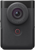 Canon PowerShot V10 Compact Vlogging Camera  1" CMOS Sensor  4K Video Streaming  Built‑in Wide‑Angle Zoom Lens  Flip‑LCD & Stereo Mic  Image Stabilization  Creator Studio in Your Pocket  Black