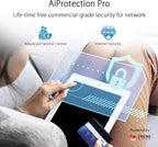 ASUS ZenWiFi AX6600 Tri-Band Mesh WiFi 6 System (XT8 2PK) - Whole Home Coverage up to 5500 sq.ft & 6+ Rooms  AiMesh  Included Lifetime Internet Security  Easy Setup  3 SSID  Parental Control  White
