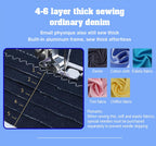 Sewing Machine for Beginners with 42 Pcs Sewing Kit, Sewing machine with 12 Built-in Stitches, High-Low Speeds Small Sewing machine LED lights