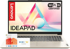Lenovo IdeaPad 15.6" Business Laptop • Microsoft Office 365 • 1.1TB Storage • DDR4 • Intel Dual core • 1TB Cloud and 128GB SSD • WiFi 6 • Copilot AI • HDMI • Windows 11 no Mouse • Essential Laptop