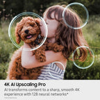 Samsung QN55S90FAFXZA 55 Inch 4K OLED Smart TV with a Walts Large/Extra Large Full Motion Mount for 43"-90" TVs and Amber Protection 3-Outlet-Surge Surge Protector (2025)