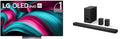 LG 77" OLED evo C5 Series 4K Smart TV Bundle with S90TR 7.1.3-Channel OLED evo TV Matching Home Theater Soundbar with Rear Surround Speakers and Wireless Subwoofer  Wow Orchestra  Dolby Atmos
