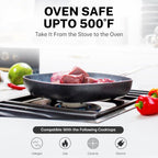 GRANITESTONE 20 Pc Complete Pots and Pans Set Non Stick Cookware Set with Saute Pan, Bakeware, Steamer, Cooking Utensils, Made Without PFOA PFOS, Oven and Dishwasher Safe