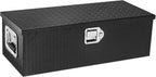 Heavy Duty Aluminum Truck Bed Tool Box 39"x13"x10" – Waterproof Diamond Plate Storage Chest, Lockable with Sliding Shelf & Stainless Handles, Durable Organizer for Pickup, Trailer, RV, Black