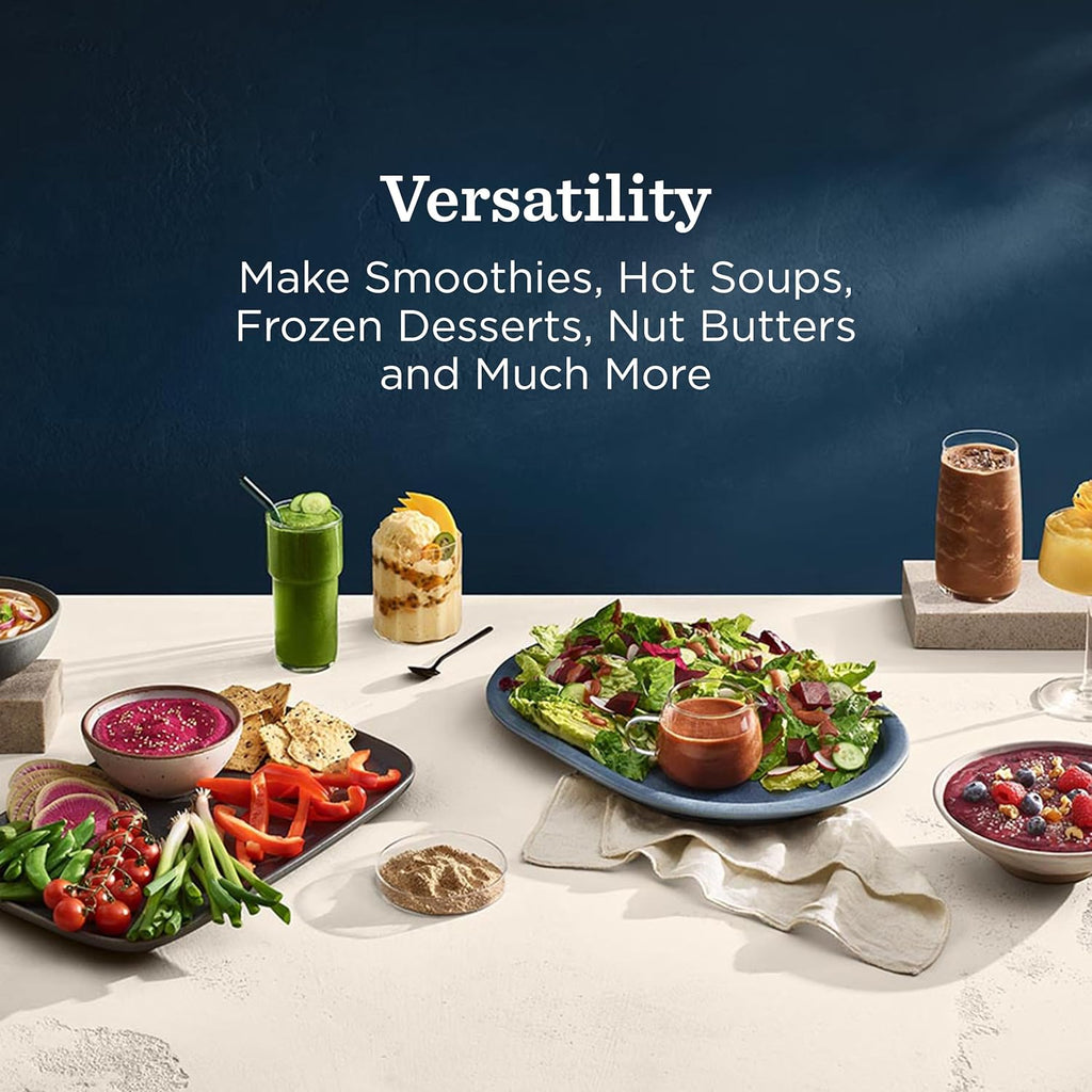 Vitamix Ascent X2 SmartPrep Kitchen System, Professional-Grade Blender, Stainless-Steel Blades, 12-Cup Food Processor Attachment, 48 Oz Blender Container, Black