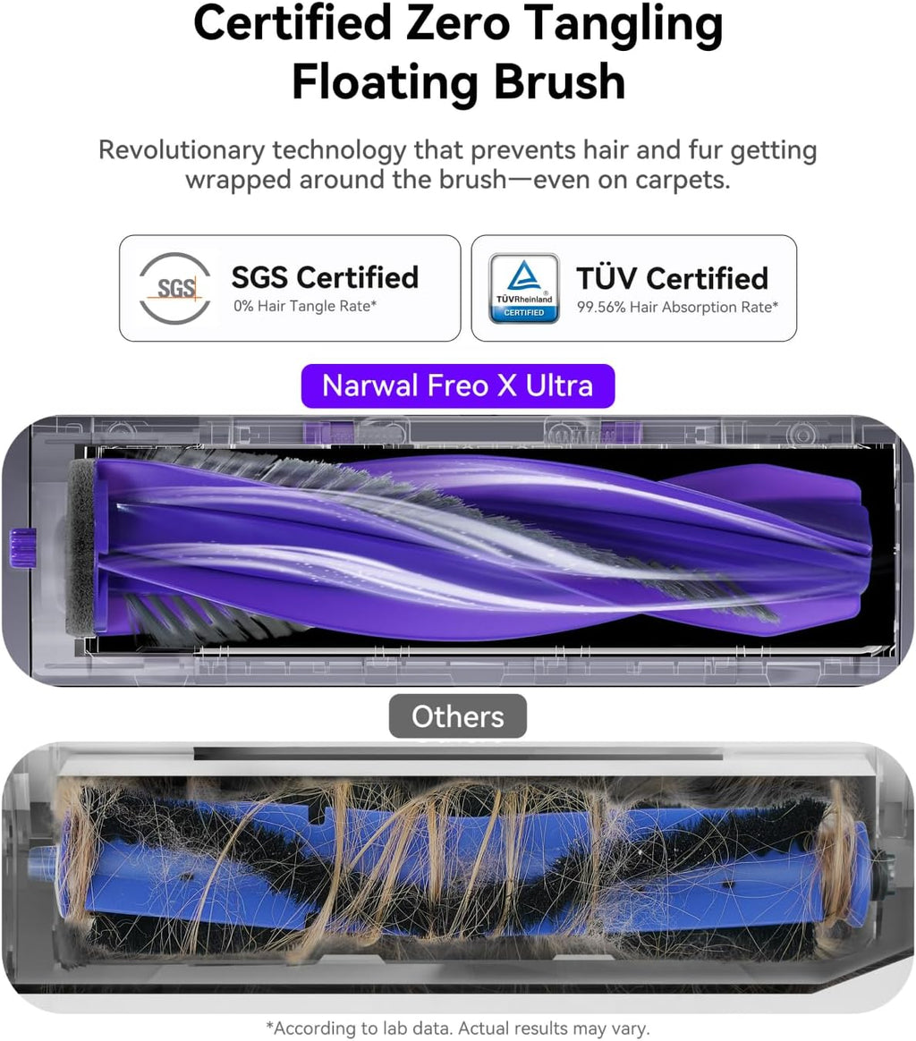 NARWAL Freo Z Ultra Robot Vacuum and Mop Combo and Floating Brush